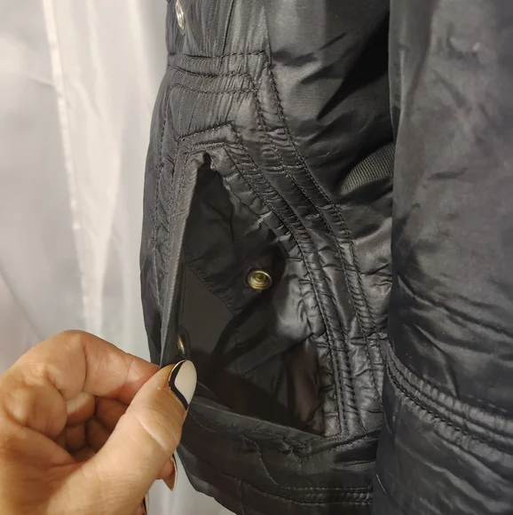Diesel Light Weight Jacket, Nordstrom's Women ,ZipUp, Black, Zip Pckts, XXL - Picture 8 of 16
